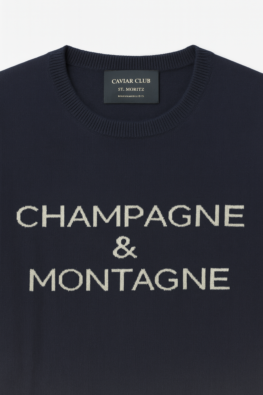 "Champagne & Montagne" Baby-Cashmere Sweater